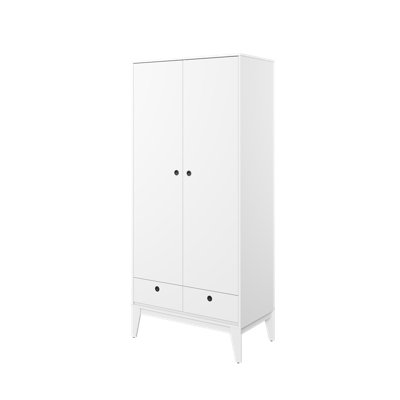 Sloat 2 Door Solid + Manufactured Wood Wardrobe