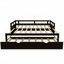Lit de jour extensible avec couchette, lit de jour en bois avec couchette-167462182