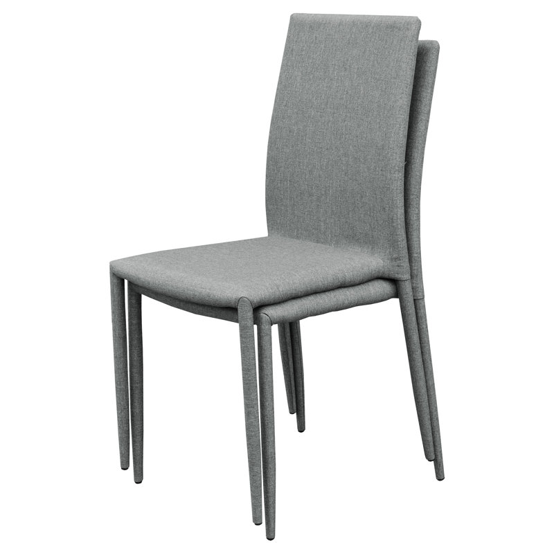 Selina Stacking Chair, Grey