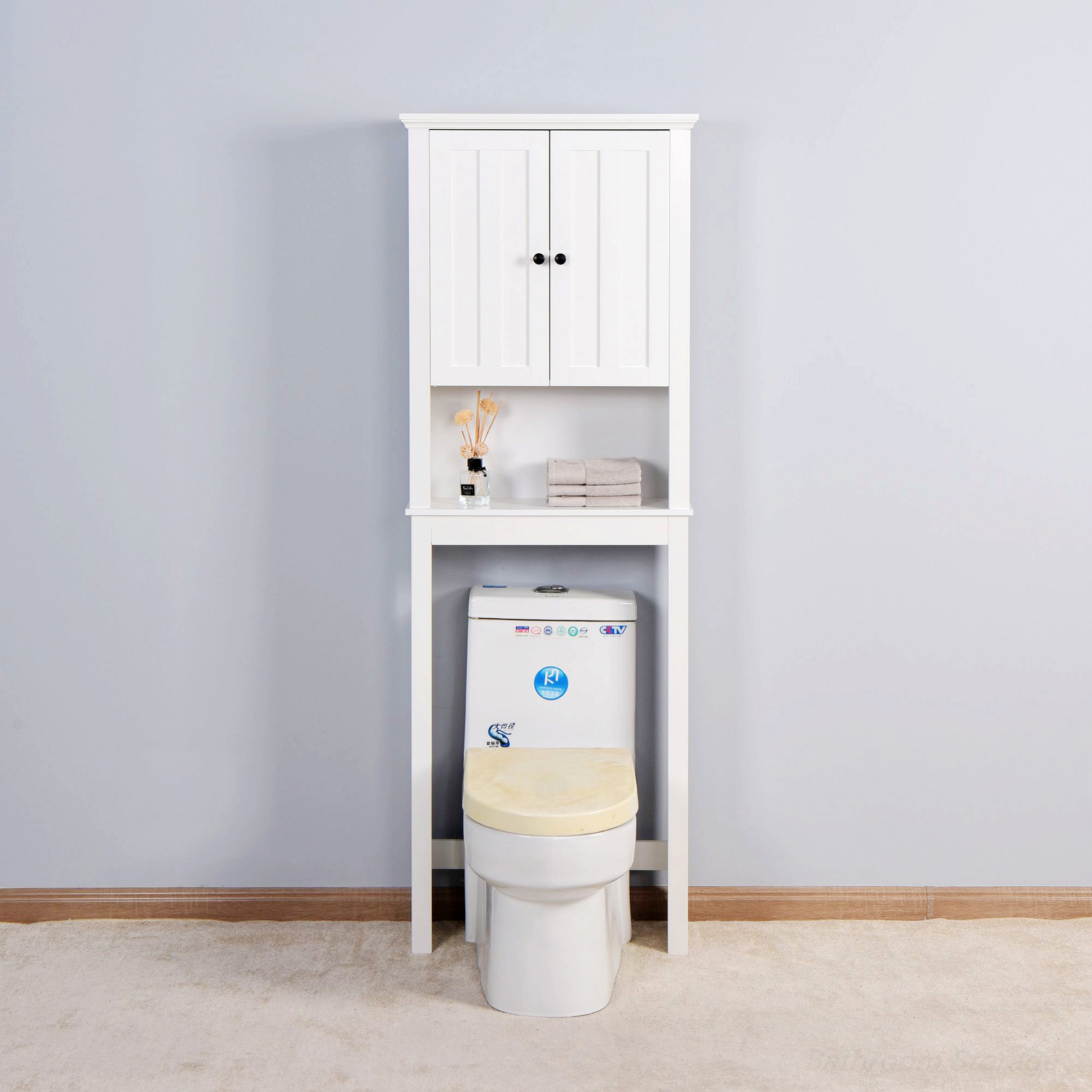 Lark Manor™ Wooden Bathroom Storage Over The Toilet Storage