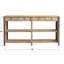 Console en bois récupéré avec 4 tiroirs