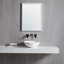 Lavabo de salle de bain vasque circulaire en céramique blanche