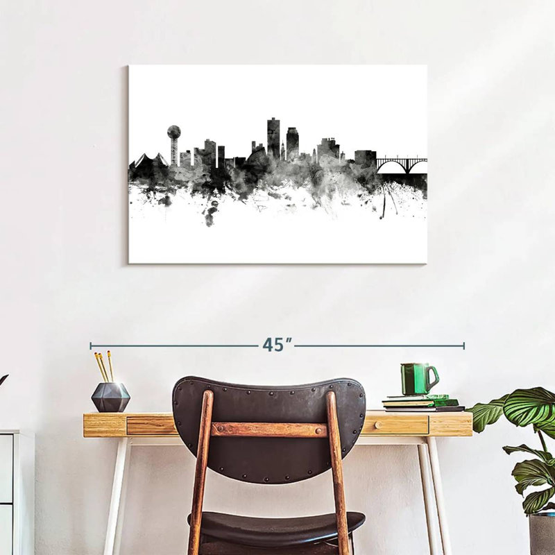 Nicci Knoxville, Tennessee Skyline II, H 24 po x l 36 po