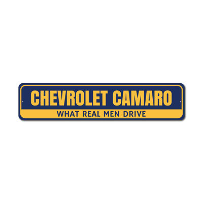 Chevrolet Camaro Aluminum Sign