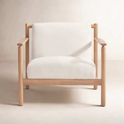 Anastasia Josephine Solid Wood Upholstered Armchair