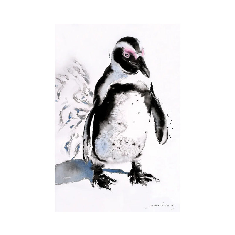 Penquin Footprint by Soo Beng Lim - Wrapped Canvas Gallery-Wrapped Canvas Giclée