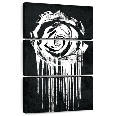Harnek White Rose Paint Drip