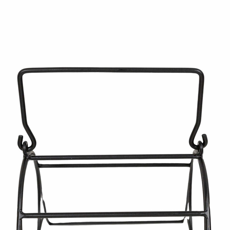 Denareus 6 - Bottle Solid Wood Wine Bottle Rack in Black