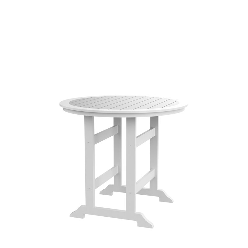 Patio Table - Stain And Oil , White Gray Color Dining To Salt Spray + Option