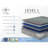 Restonic Comfort Care 13" Hybrid Mattress, Individual Pocketed Coil Mattress , Firm Comfort-741923217