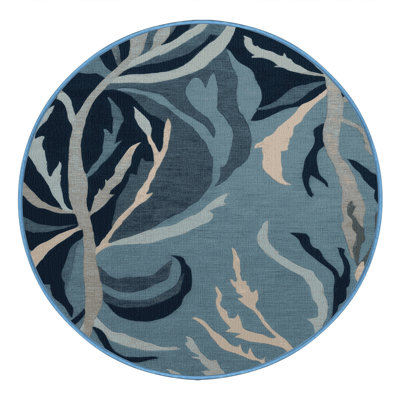 Tapis bleu lavable à la machine