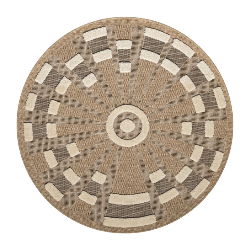 Krisslyn Moroccan Indoor Rug, Round 7'11"