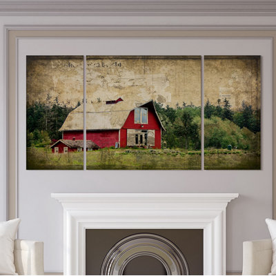 « widbys grange iii », impression à multiples images sur toile