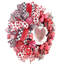 Couronne cœur en cœur 18 po Deco