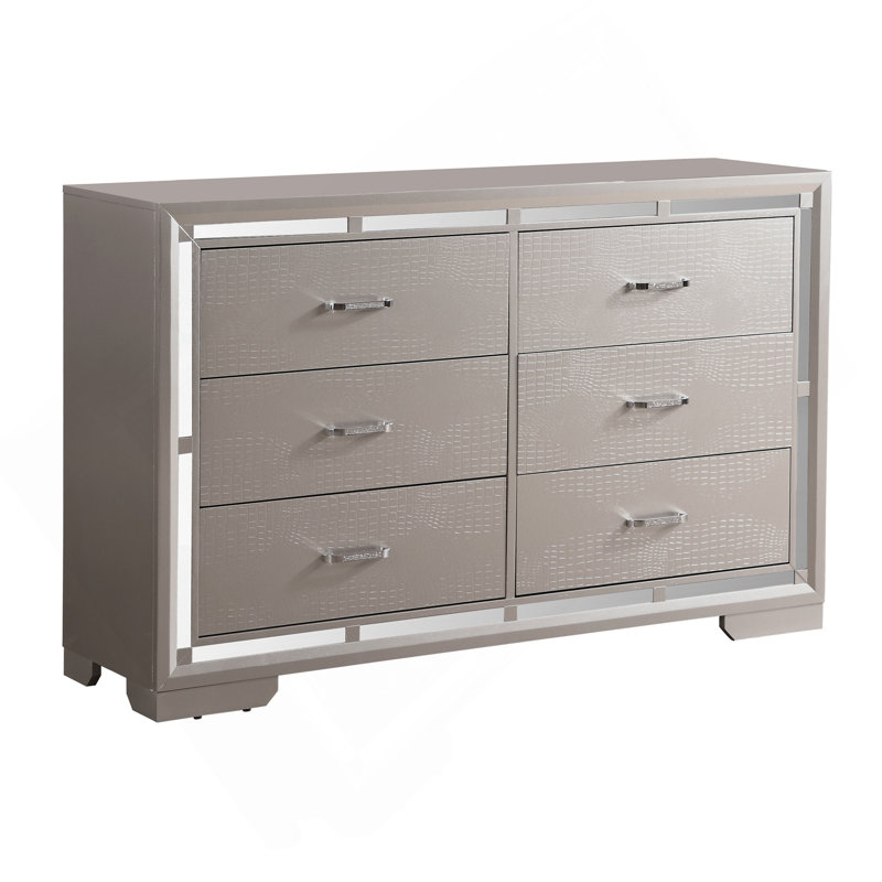 Commode Alana G6800-D, champagne argenté