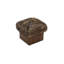 Serge Ottoman Brown Faux Fur-464244765