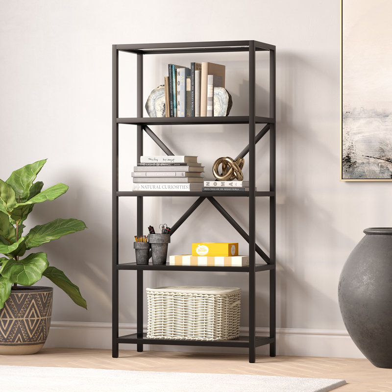 76.2cm W Standard Bookcase, Blackened Bronze