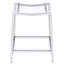 Tabouret chromé sans dossier (ensemble de 2)-1268472107