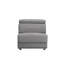 Fauteuil sans accoudoirs moderne en tissu Aarunya