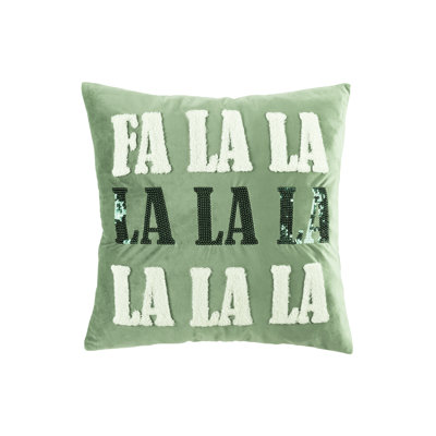 Fa -La La La And Fa La La La Square Throw