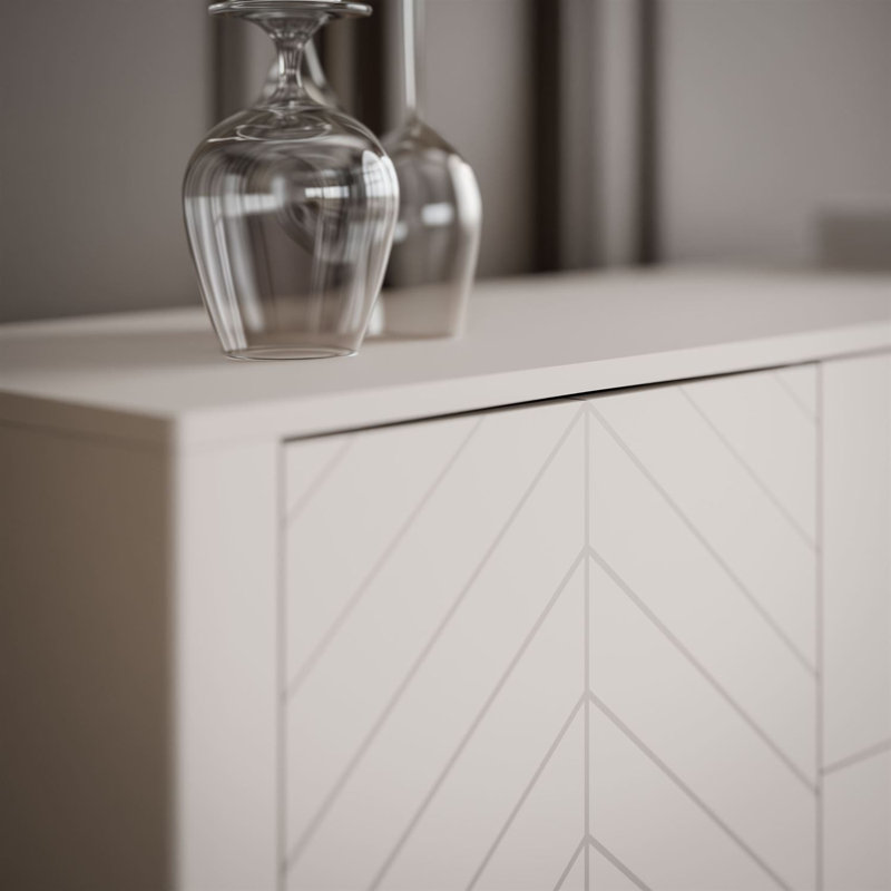 153 cm W Sideboard, Ivory