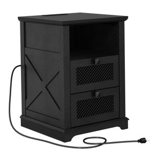 18 Inch Farmhouse Nightstand