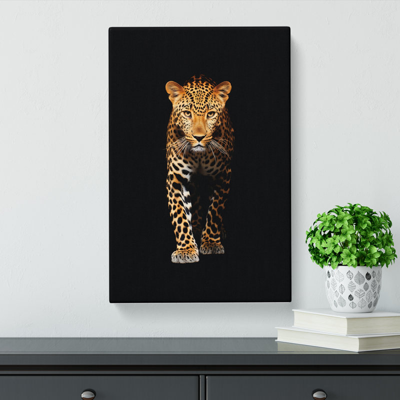 Leopard Minimalism No.2 - No Frame Print, 60cm H x 40cm W x 3cm D