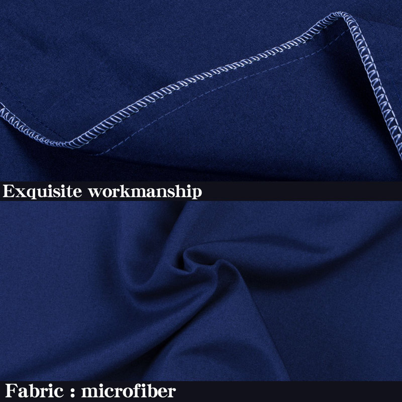 Luxe Microfiber Cover Body Pillow, Navy