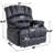 Large Manual Recliner Chair In Fabric For Living Room-84936752
