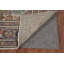 Tapis vert clair à motif géométrique traditionnel 7 x 9