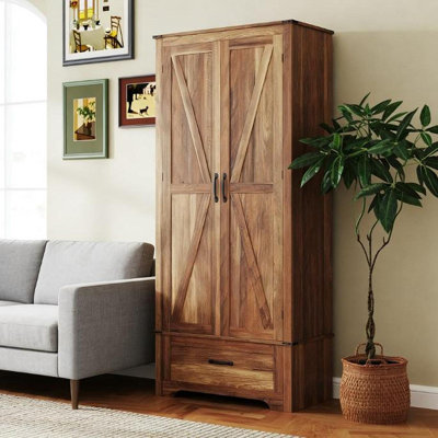 Armoire de cuisine, armoire avec tablettes réglables