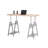 Cayuga Adjustable Solid Wood Top Standing Desk