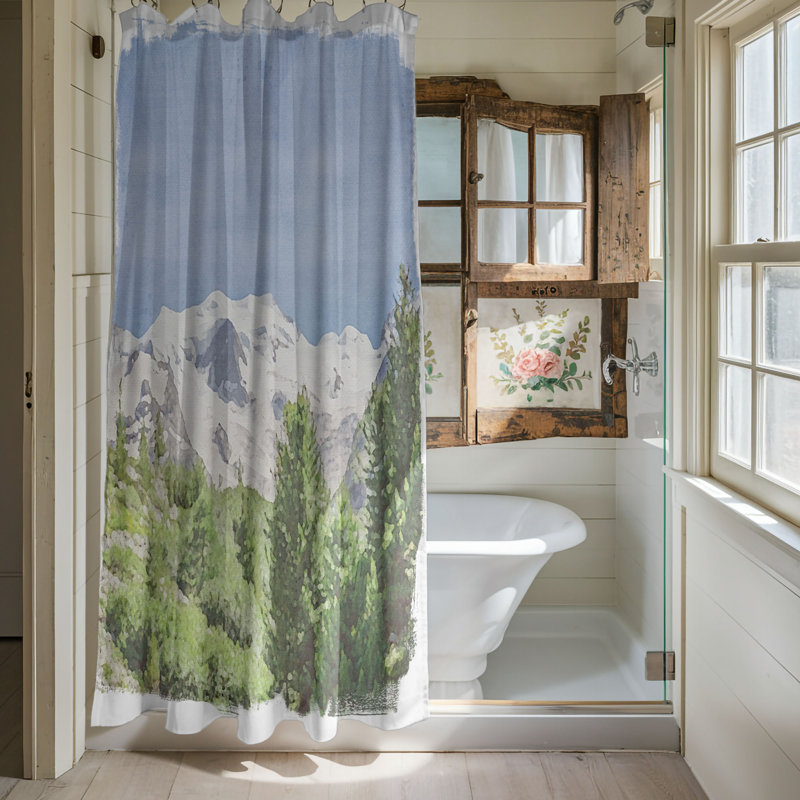 Rideau de douche Rockdale, H 74 po x l 71 po