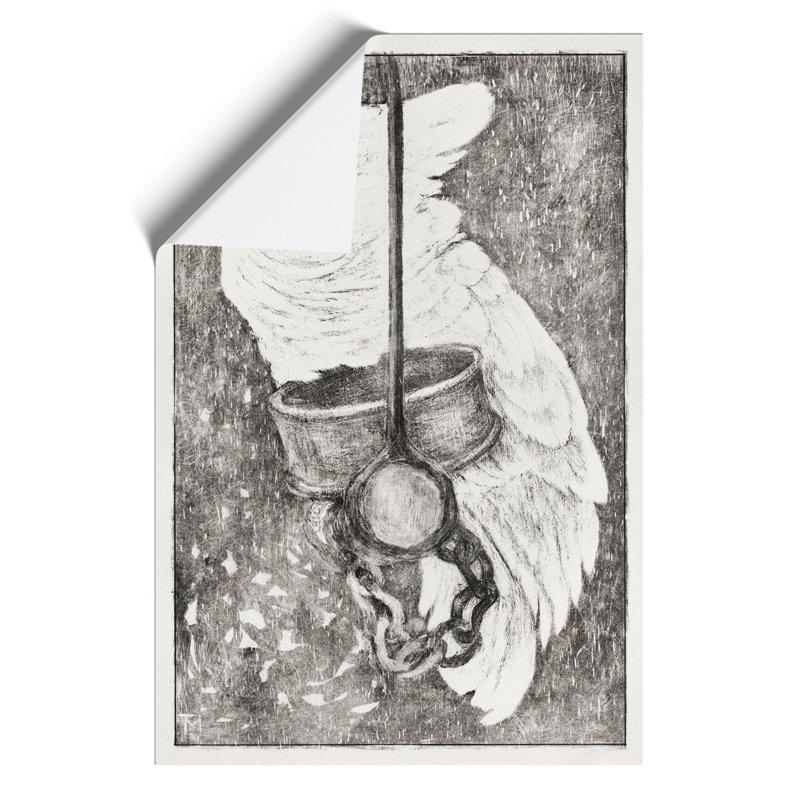 White Cockatoo by Theo van Hoytema - Frameless Print, 59cm H x 42cm W x 0.1cm D
