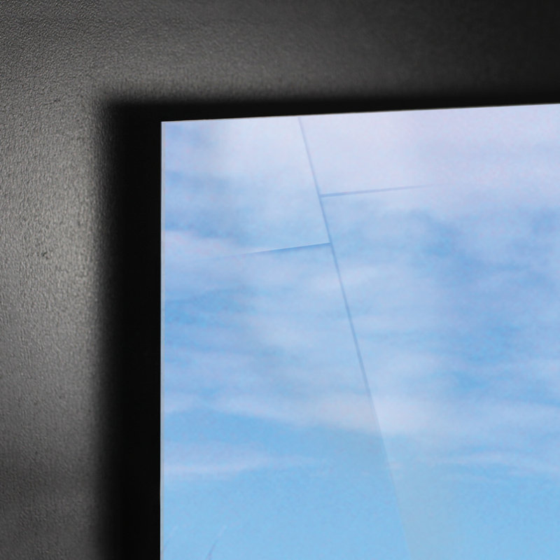 Red Lighthouse by Giallobus - No Frame Print on Plastic / Acrylic, 65cm H x 95cm W