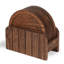Consdan Cup Coasters, for Drinks, États-Unis, bois franc, tasse en bois-91301426