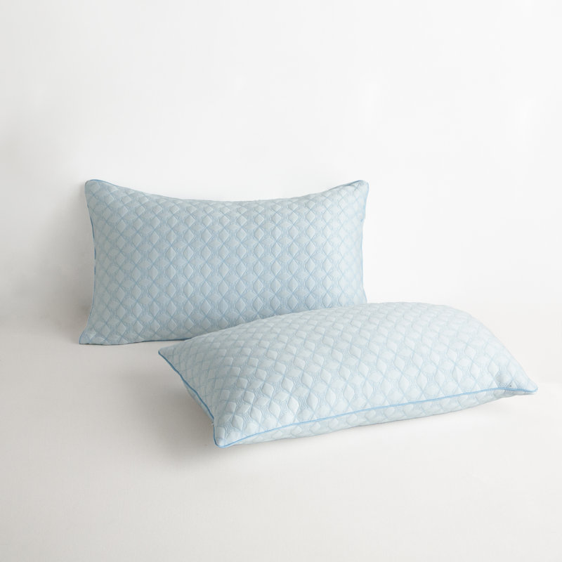 Dan River 2 Pack Cooling Down Alternative Pillow Set, King