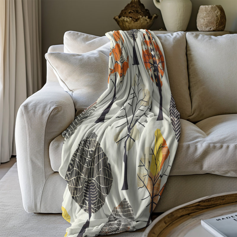Couverture Nordic Earth Elements, Lit simple