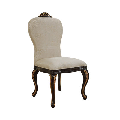 Chaise d'appoint rembourrée blanche Athena
