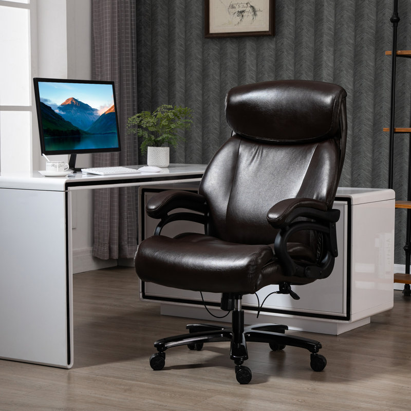 Fauteuil de direction Akaiya, Brun