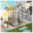 6x6 FT Heavy Duty Aluminum Greenhouse with Raised Base - Walk-in Polycarbonate Garden House for Outdoor Backyard Planting