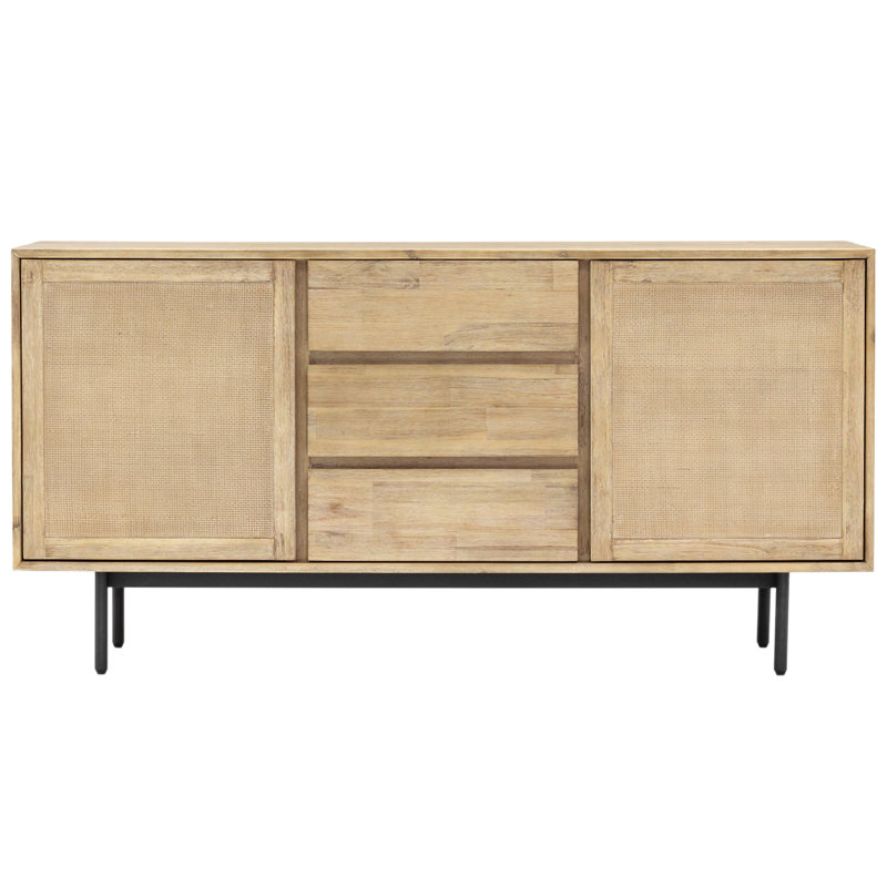 Maddox Solid Wood Coffee Table with Storage