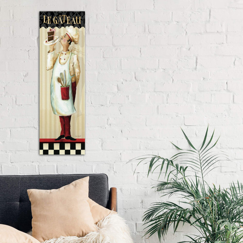 Chef's Masterpiece IV (Le Gateau) by Lisa Audit - Wrapped Canvas Panoramic Print, 30.48 cm H x 91.44 cm W x 1.91 cm D