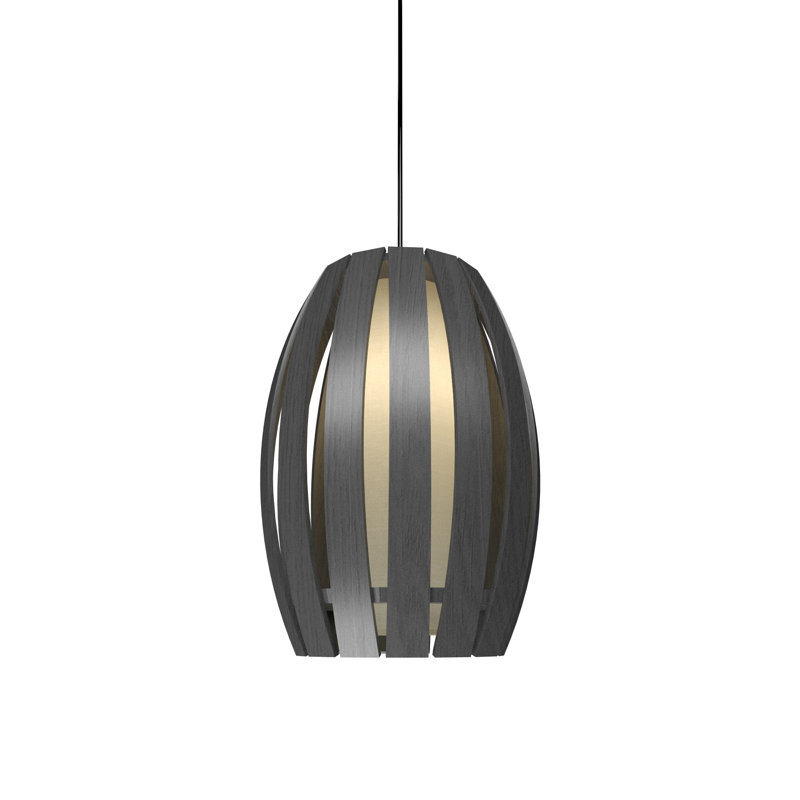 1 - Light Pendant, 12.99" H x 8.27" W x 8.27" D, Sand