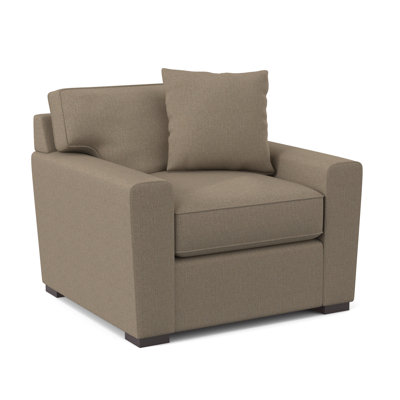 Fauteuil en polyester l 42 po Zinah