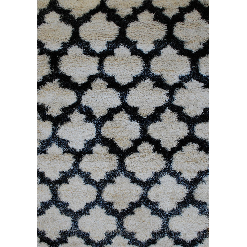 Dashwood Geometric Hand Hooked Area Rug, Rectangle 120 x 170cm