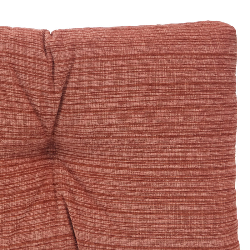 Chenille Non-Slip Bench Cushion, Clay, 30" W x 14" D