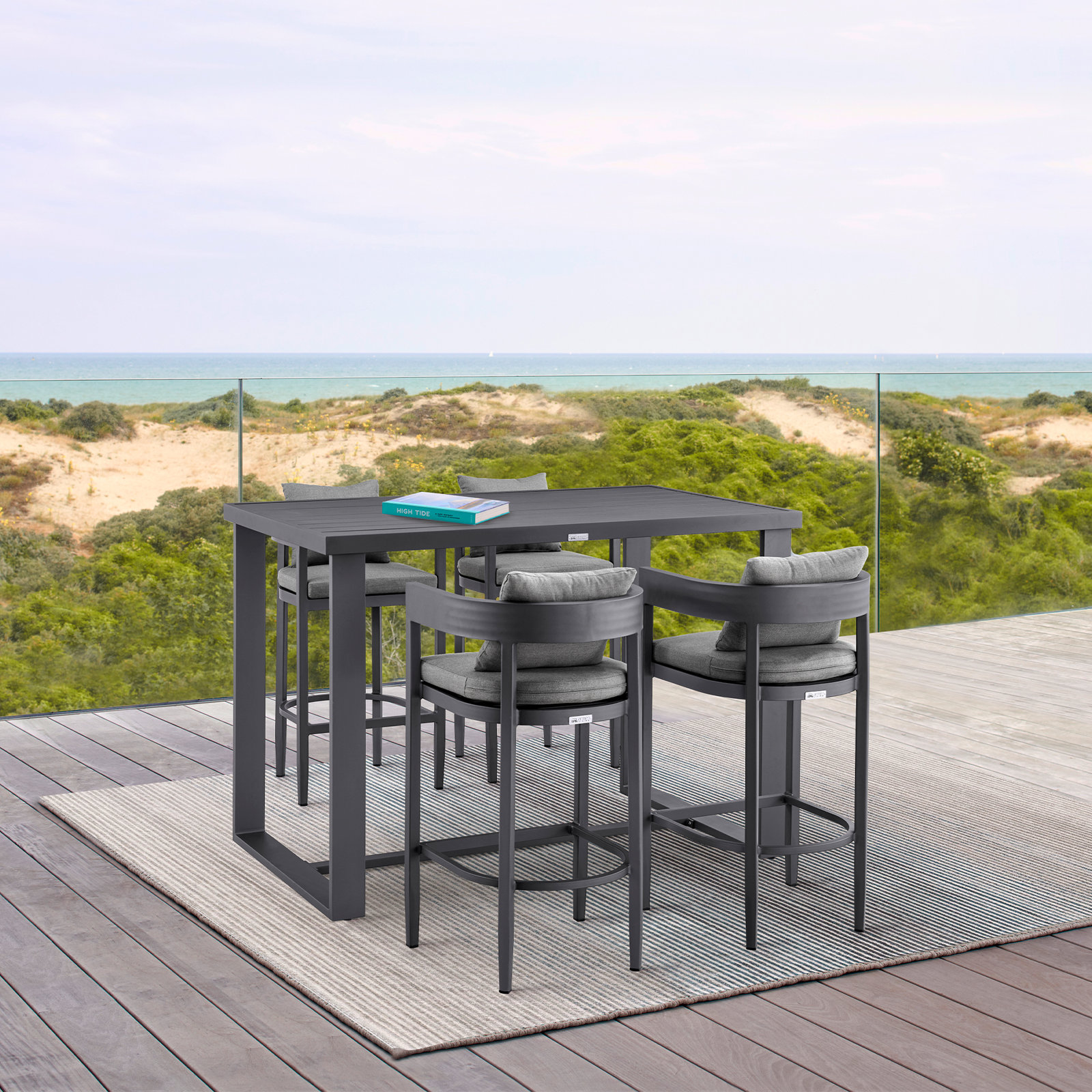 Elza Patio Bar Stool, 30"
