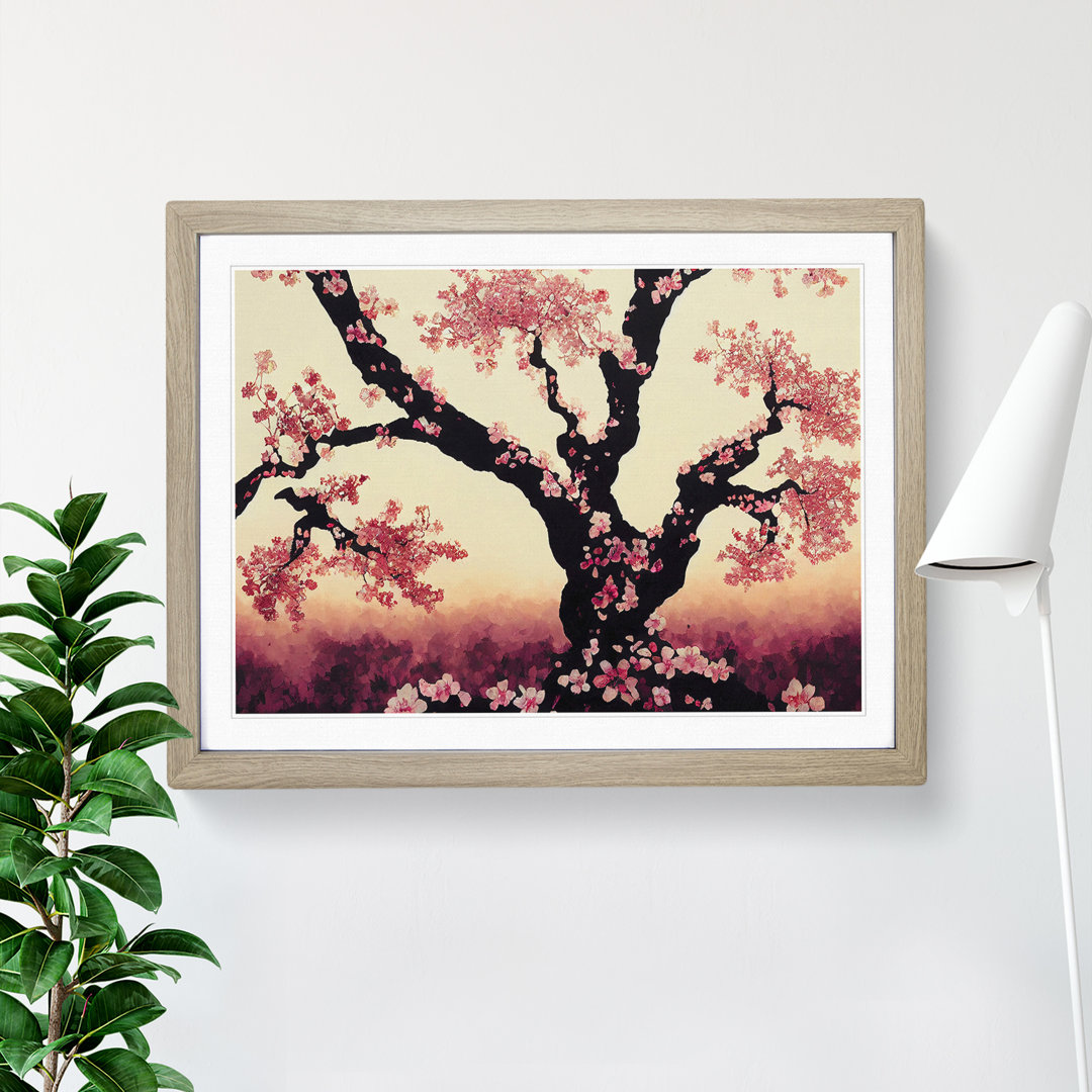 Amazing Cherry Blossom Tree Flowers - Framed Print