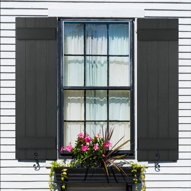 13.2'' Board & Batten Shutters, 43"